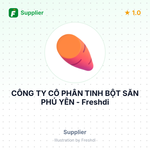 CÔNG TY CỔ PHẦN TINH BỘT SẮN PHÚ YÊN – summary card, no photo uploaded yet