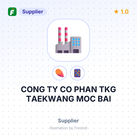 CONG TY CO PHAN TKG TAEKWANG MOC BAI – summary card, no photo uploaded yet
