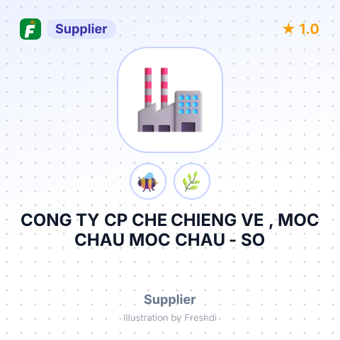 CONG TY CP CHE CHIENG VE , MOC CHAU MOC CHAU - SO – summary card, no photo uploaded yet