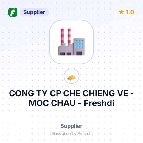 CONG TY CP CHE CHIENG VE -MOC CHAU – summary card, no photo uploaded yet
