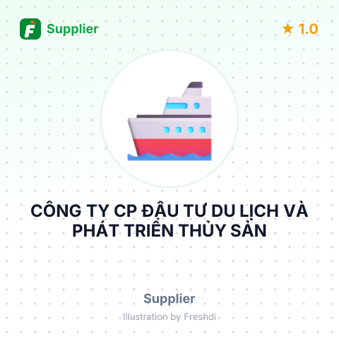 CÔNG TY CP ĐẦU TƯ DU LỊCH VÀ PHÁT TRIỂN THỦY SẢN – summary card, no photo uploaded yet
