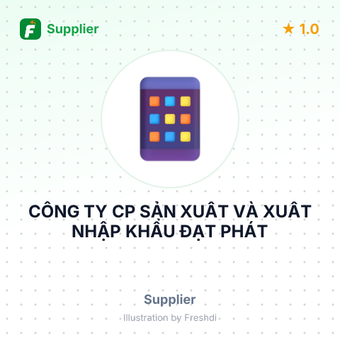 CÔNG TY CP SẢN XUẤT VÀ XUẤT NHẬP KHẨU ĐẠT PHÁT – summary card, no photo uploaded yet