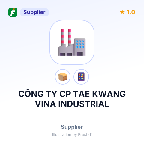 CÔNG TY CP TAE KWANG VINA INDUSTRIAL – summary card, no photo uploaded yet