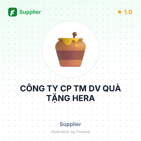 CÔNG TY CP TM DV QUÀ TẶNG HERA – summary card, no photo uploaded yet