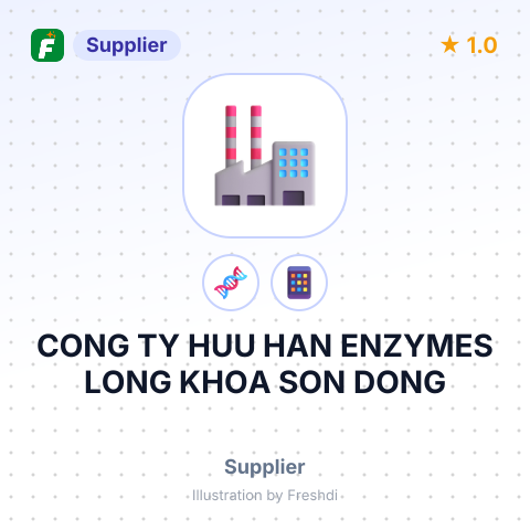 CONG TY HUU HAN ENZYMES LONG KHOA SON DONG – summary card, no photo uploaded yet