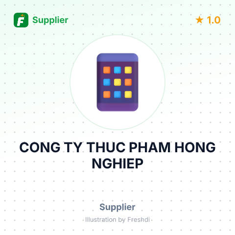 CONG TY THUC PHAM HONG NGHIEP – summary card, no photo uploaded yet