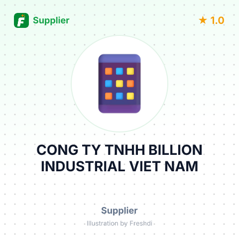 CONG TY TNHH BILLION INDUSTRIAL VIET NAM – summary card, no photo uploaded yet