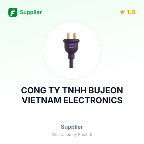 CONG TY TNHH BUJEON VIETNAM ELECTRONICS – summary card, no photo uploaded yet