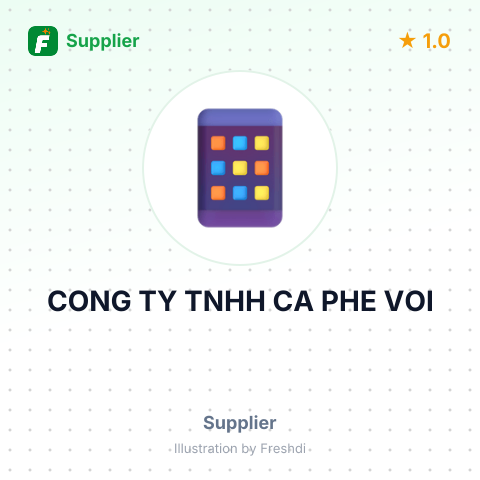 CONG TY TNHH CA PHE VOI – summary card, no photo uploaded yet
