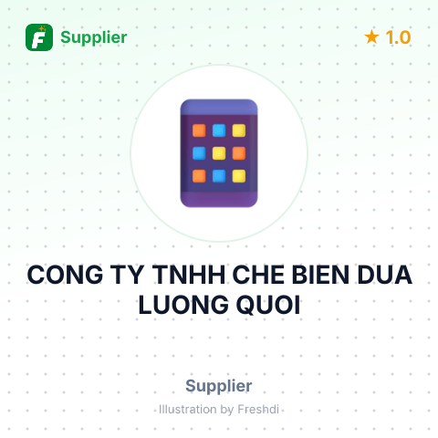 CONG TY TNHH CHE BIEN DUA LUONG QUOI – summary card, no photo uploaded yet