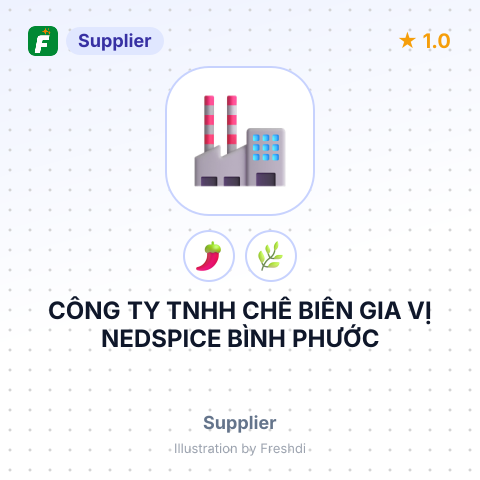 CÔNG TY TNHH CHẾ BIẾN GIA VỊ NEDSPICE BÌNH PHƯỚC – summary card, no photo uploaded yet