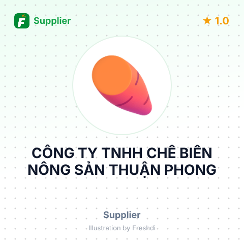 CÔNG TY TNHH CHẾ BIẾN NÔNG SẢN THUẬN PHONG – summary card, no photo uploaded yet