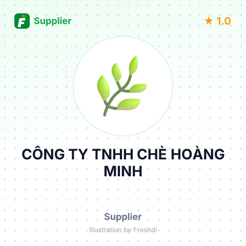 CÔNG TY TNHH CHÈ HOÀNG MINH – summary card, no photo uploaded yet