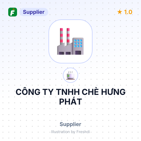 CÔNG TY TNHH CHÈ HƯNG PHÁT – summary card, no photo uploaded yet