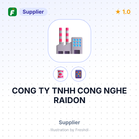 CONG TY TNHH CONG NGHE RAIDON – summary card, no photo uploaded yet