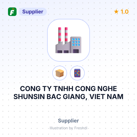 CONG TY TNHH CONG NGHE SHUNSIN BAC GIANG, VIET NAM – summary card, no photo uploaded yet