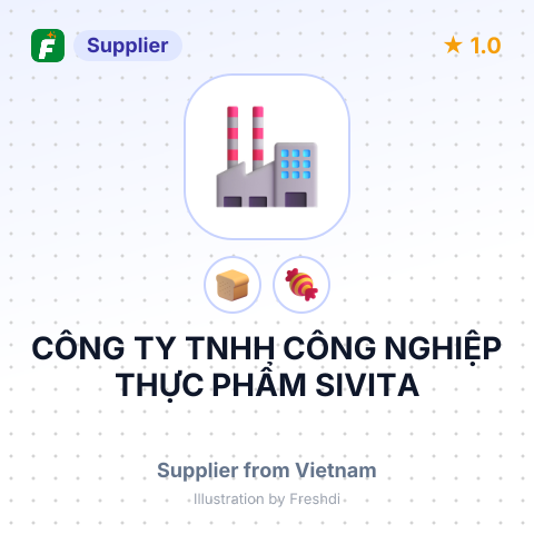 CÔNG TY TNHH CÔNG NGHIỆP THỰC PHẨM SIVITA – summary card, no photo uploaded yet
