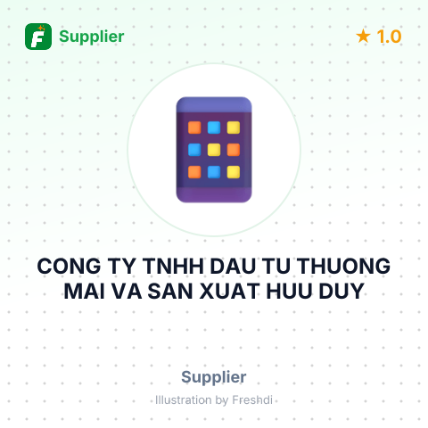 CONG TY TNHH DAU TU THUONG MAI VA SAN XUAT HUU DUY – summary card, no photo uploaded yet