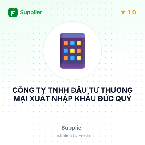 CÔNG TY TNHH ĐẦU TƯ THƯƠNG MẠI XUẤT NHẬP KHẨU ĐỨC QUÝ – summary card, no photo uploaded yet
