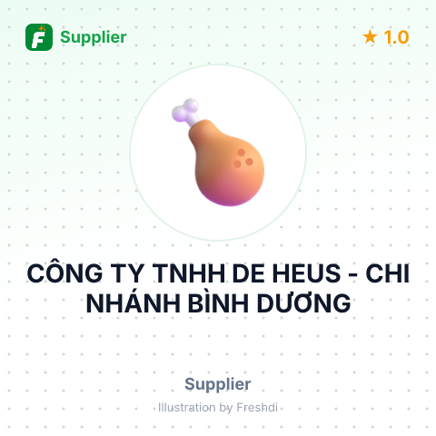 CÔNG TY TNHH DE HEUS - CHI NHÁNH BÌNH DƯƠNG – summary card, no photo uploaded yet