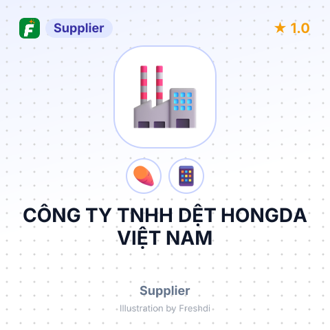 CÔNG TY TNHH DỆT HONGDA VIỆT NAM – summary card, no photo uploaded yet