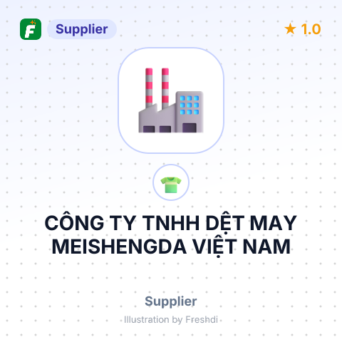CÔNG TY TNHH DỆT MAY MEISHENGDA VIỆT NAM – summary card, no photo uploaded yet