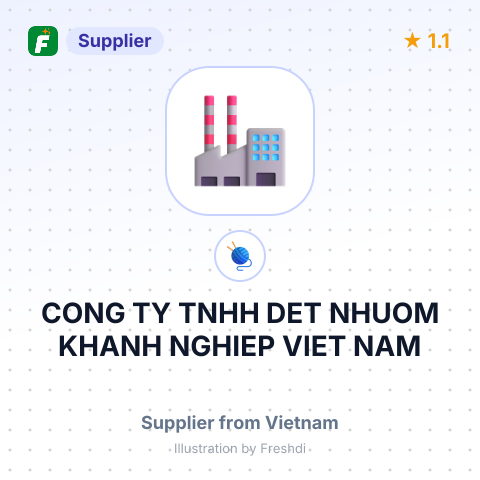 CONG TY TNHH DET NHUOM KHANH NGHIEP VIET NAM – summary card, no photo uploaded yet