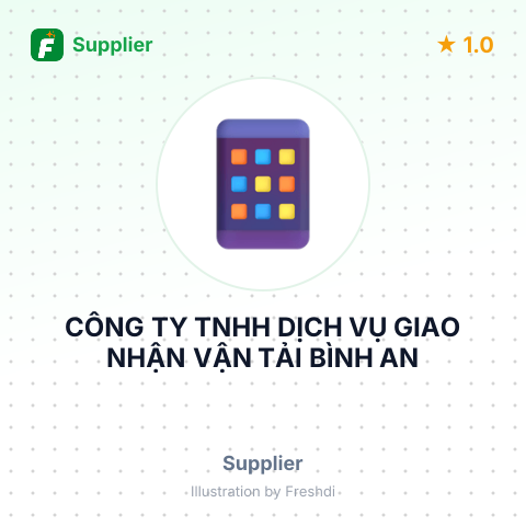 CÔNG TY TNHH DỊCH VỤ GIAO NHẬN VẬN TẢI BÌNH AN – summary card, no photo uploaded yet