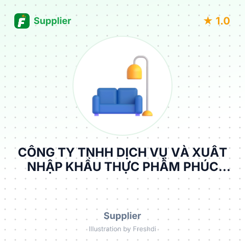 CÔNG TY TNHH DỊCH VỤ VÀ XUẤT NHẬP KHẨU THỰC PHẨM PHÚC NGUYỄN – summary card, no photo uploaded yet