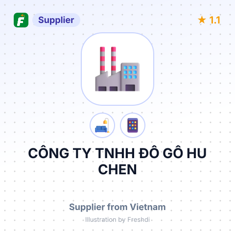 CÔNG TY TNHH ĐỒ GỖ HU CHEN – summary card, no photo uploaded yet