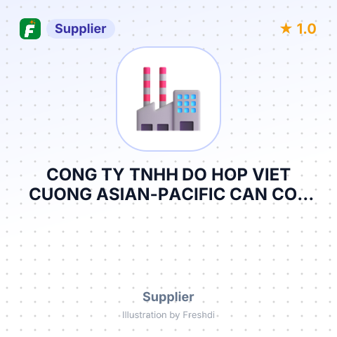 CONG TY TNHH DO HOP VIET CUONG ASIAN-PACIFIC CAN CO., LTD – summary card, no photo uploaded yet