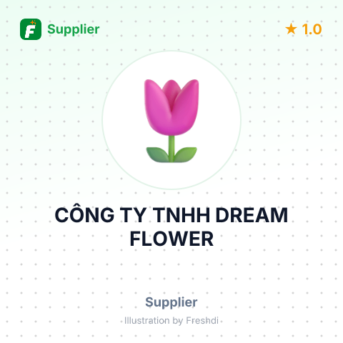 CÔNG TY TNHH DREAM FLOWER – summary card, no photo uploaded yet