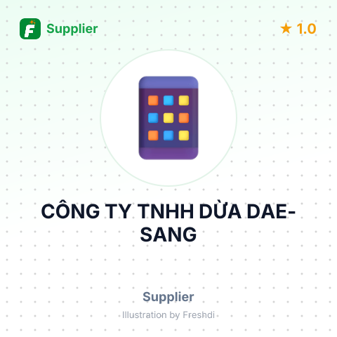 CÔNG TY TNHH DỪA DAE-SANG – summary card, no photo uploaded yet