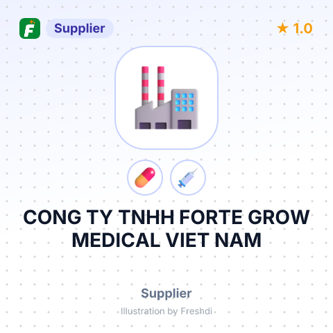CONG TY TNHH FORTE GROW MEDICAL VIET NAM – summary card, no photo uploaded yet