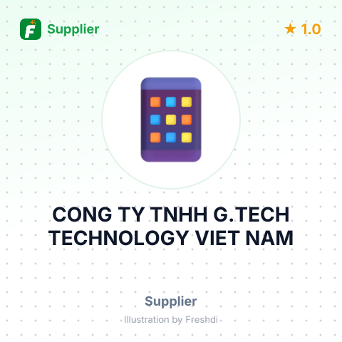 CONG TY TNHH G.TECH TECHNOLOGY VIET NAM – summary card, no photo uploaded yet