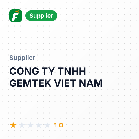CONG TY TNHH GEMTEK VIET NAM – summary card, no photo uploaded yet