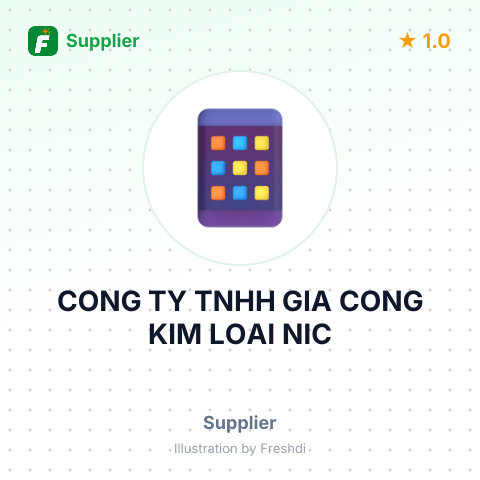 CONG TY TNHH GIA CONG KIM LOAI NIC – summary card, no photo uploaded yet