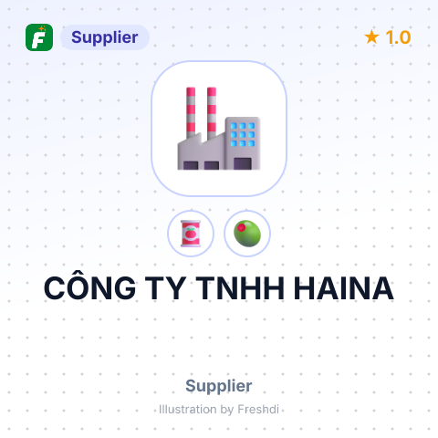 CÔNG TY TNHH HAINA – summary card, no photo uploaded yet