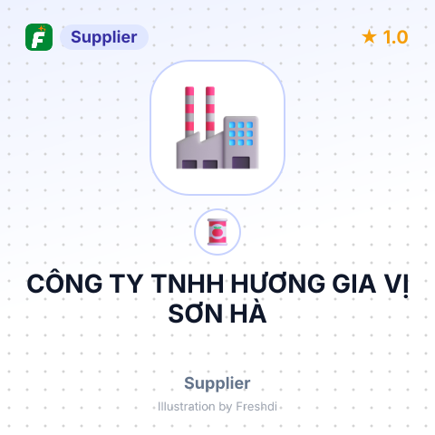 CÔNG TY TNHH HƯƠNG GIA VỊ SƠN HÀ – summary card, no photo uploaded yet