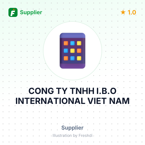 CONG TY TNHH I.B.O INTERNATIONAL VIET NAM – summary card, no photo uploaded yet
