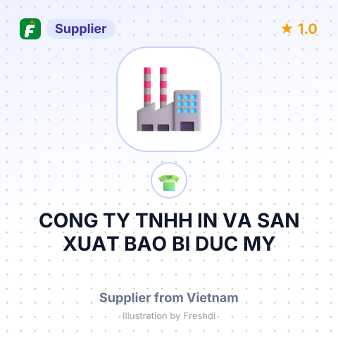 CONG TY TNHH IN VA SAN XUAT BAO BI DUC MY – summary card, no photo uploaded yet