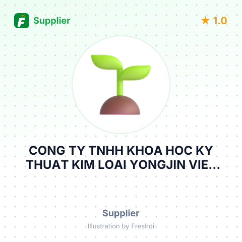 CONG TY TNHH KHOA HOC KY THUAT KIM LOAI YONGJIN VIET NAM – summary card, no photo uploaded yet