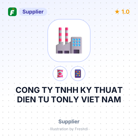 CONG TY TNHH KY THUAT DIEN TU TONLY VIET NAM – summary card, no photo uploaded yet
