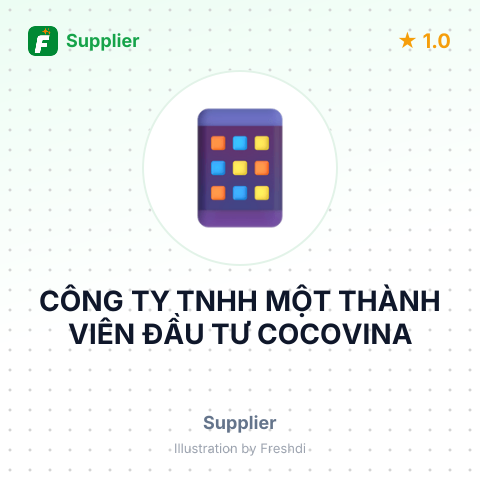 CÔNG TY TNHH MỘT THÀNH VIÊN ĐẦU TƯ COCOVINA – summary card, no photo uploaded yet