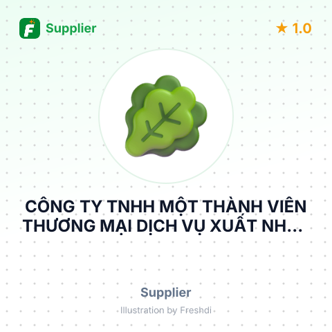 CÔNG TY TNHH MỘT THÀNH VIÊN THƯƠNG MẠI DỊCH VỤ XUẤT NHẬP KHẨU RỒNG THIÊN – summary card, no photo uploaded yet