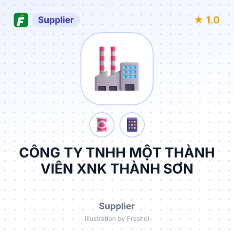 CÔNG TY TNHH MỘT THÀNH VIÊN XNK THÀNH SƠN – summary card, no photo uploaded yet
