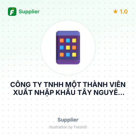 CÔNG TY TNHH MỘT THÀNH VIÊN XUẤT NHẬP KHẨU TÂY NGUYÊN ATY – summary card, no photo uploaded yet