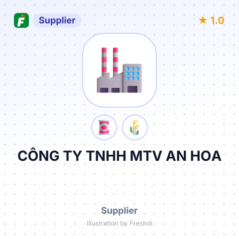 CÔNG TY TNHH MTV AN HOA – summary card, no photo uploaded yet