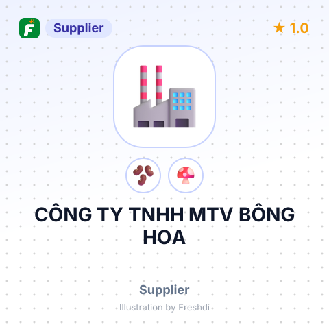 CÔNG TY TNHH MTV BÔNG HOA – summary card, no photo uploaded yet