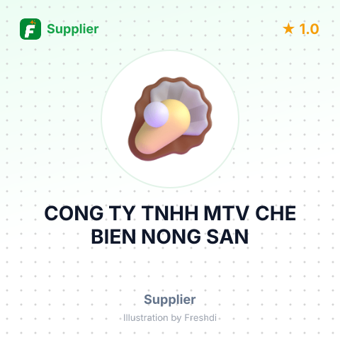 CONG TY TNHH MTV CHE BIEN NONG SAN – summary card, no photo uploaded yet